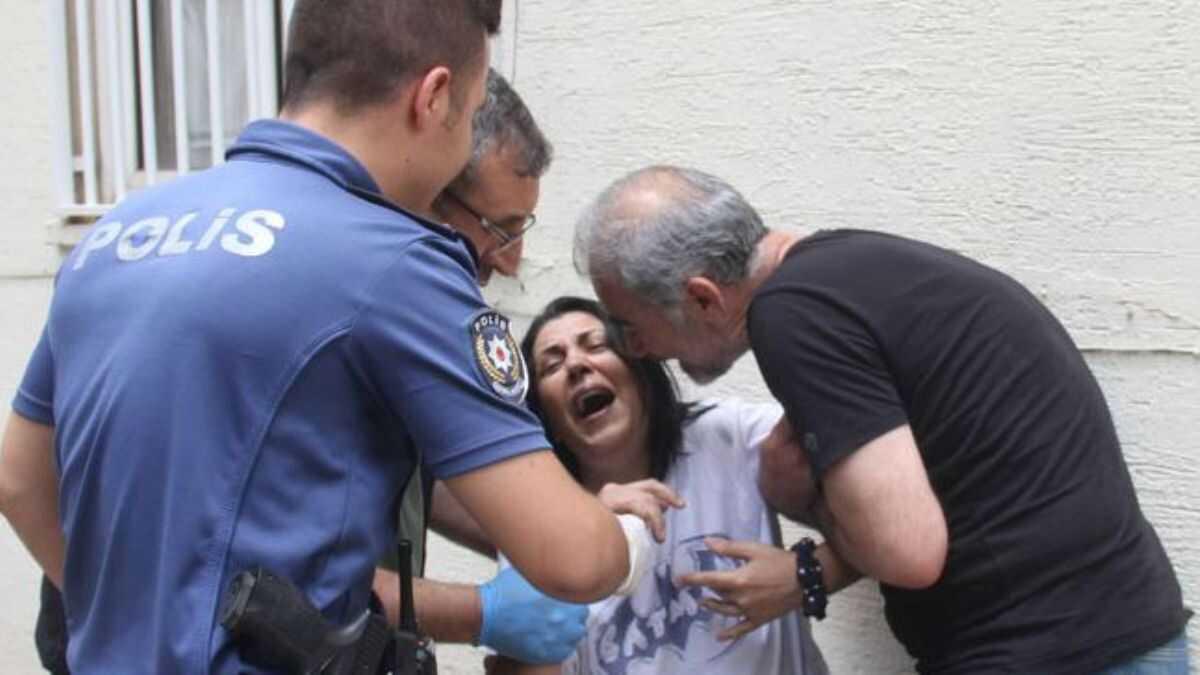 Adana'da 8'inci kat balkonundan atlayarak intihar eden olunun arkasndan feryat etti