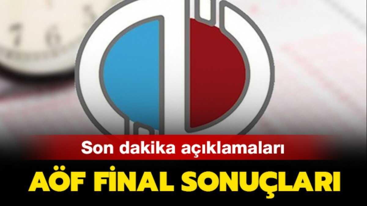 AF Akretim niversitesi final sonular akland m" AF snav sonular sorgulama