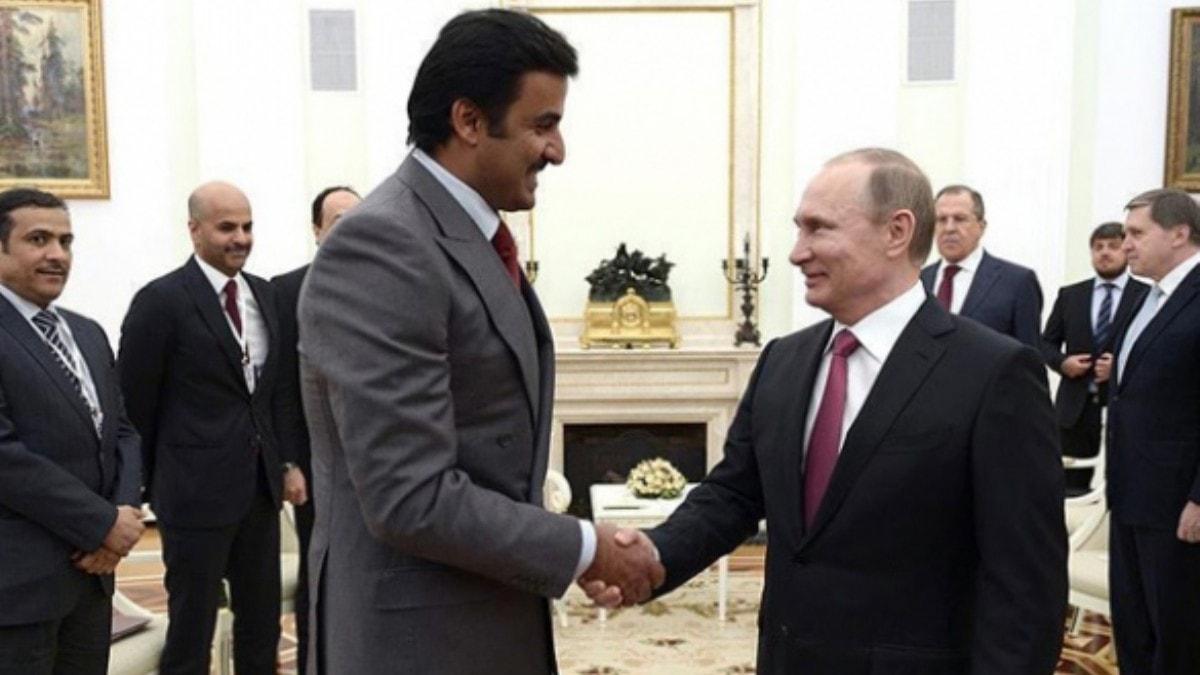 Putin ve Al Sani Duanbe'de bir araya geldi