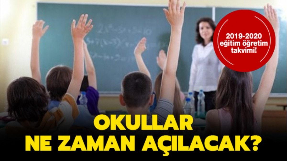 2019 2020 Okullarin Acilma Tarihi Belli Mi Okullar Bu Sene Ne Zaman Acilacak