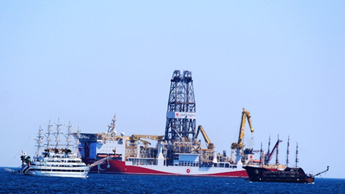 Sondaj gemisi 'Yavuz' Antalya aklarnda: 4 gn nce ilk sondajna doru trenle yola kmt