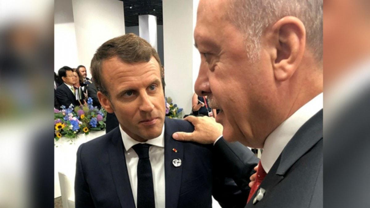 Bakan Erdoan, Macron'un yzne syledi: Sen bu konuda konuamazsn