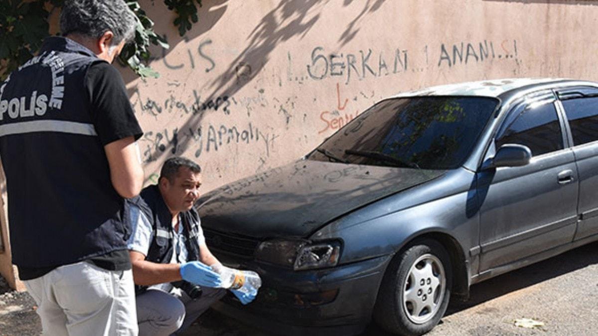 'Mahmut'un otomobili' diye bakasnn otomobilini yakt