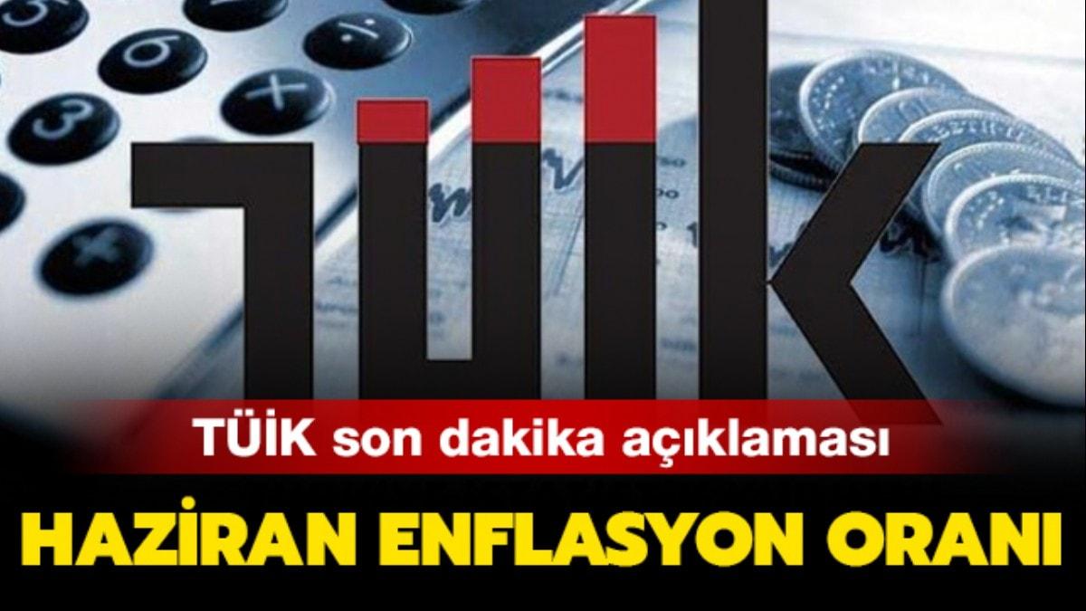 Haziran enflasyon oran akland