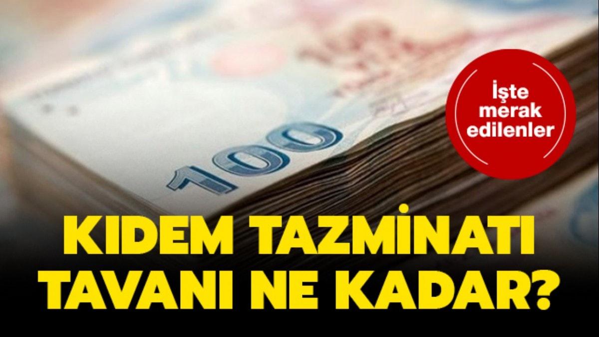 Kdem tazminat tavan belli oldu