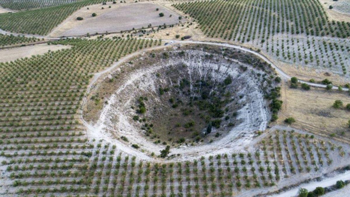 Halk arasnda 'kup' ad verilen ve meteor dtne inanlan ukur aratrlacak