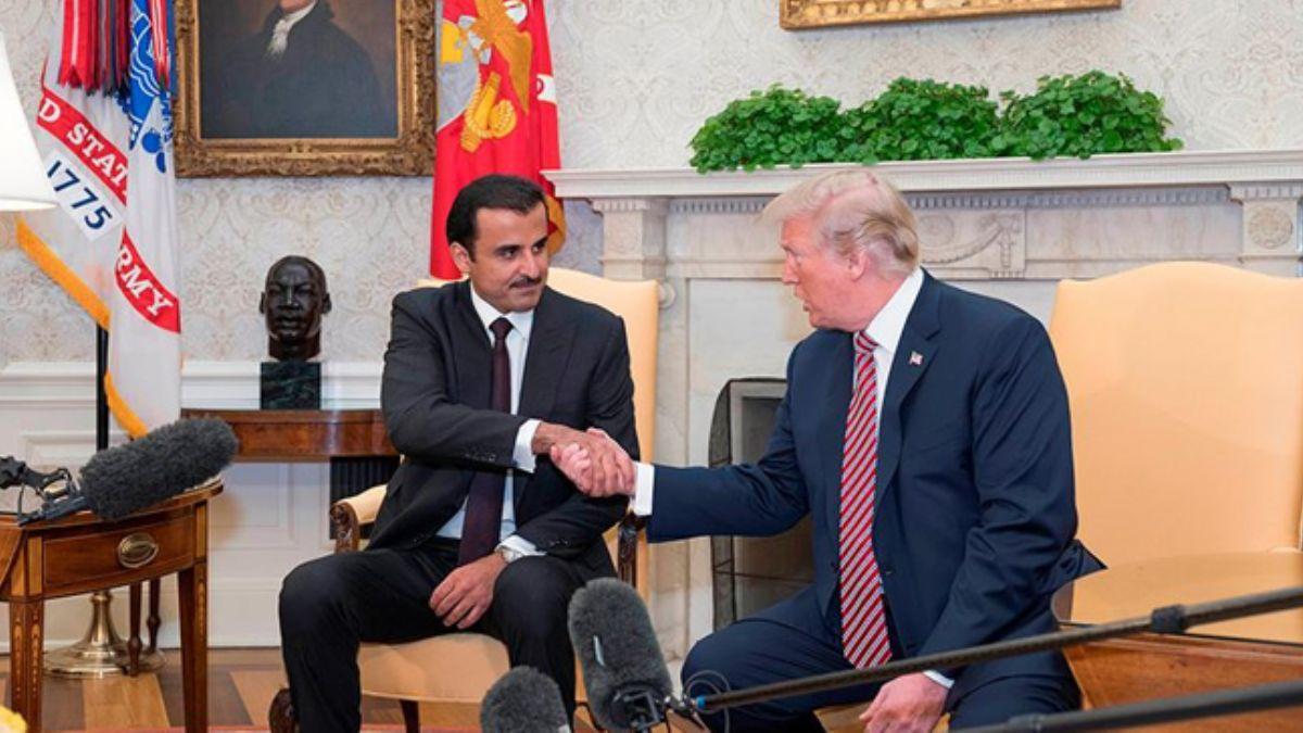 Trump ve Katar Emiri eyh Temim i birlii mesajlar verdi