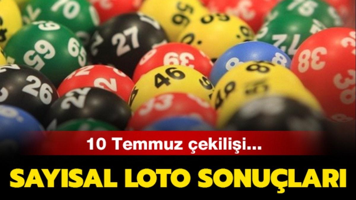 Saysal Loto 10 Temmuz ekili sonular akland!