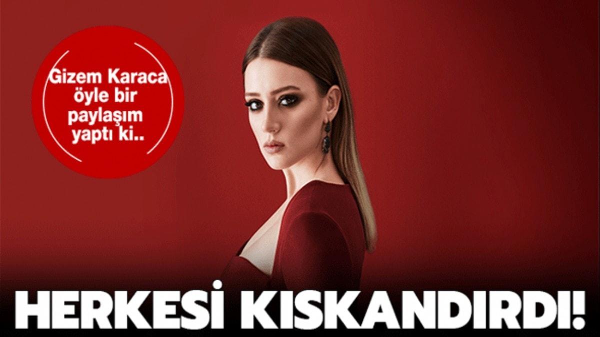 Gizem Karaca'dan herkesi kskandran paylam!