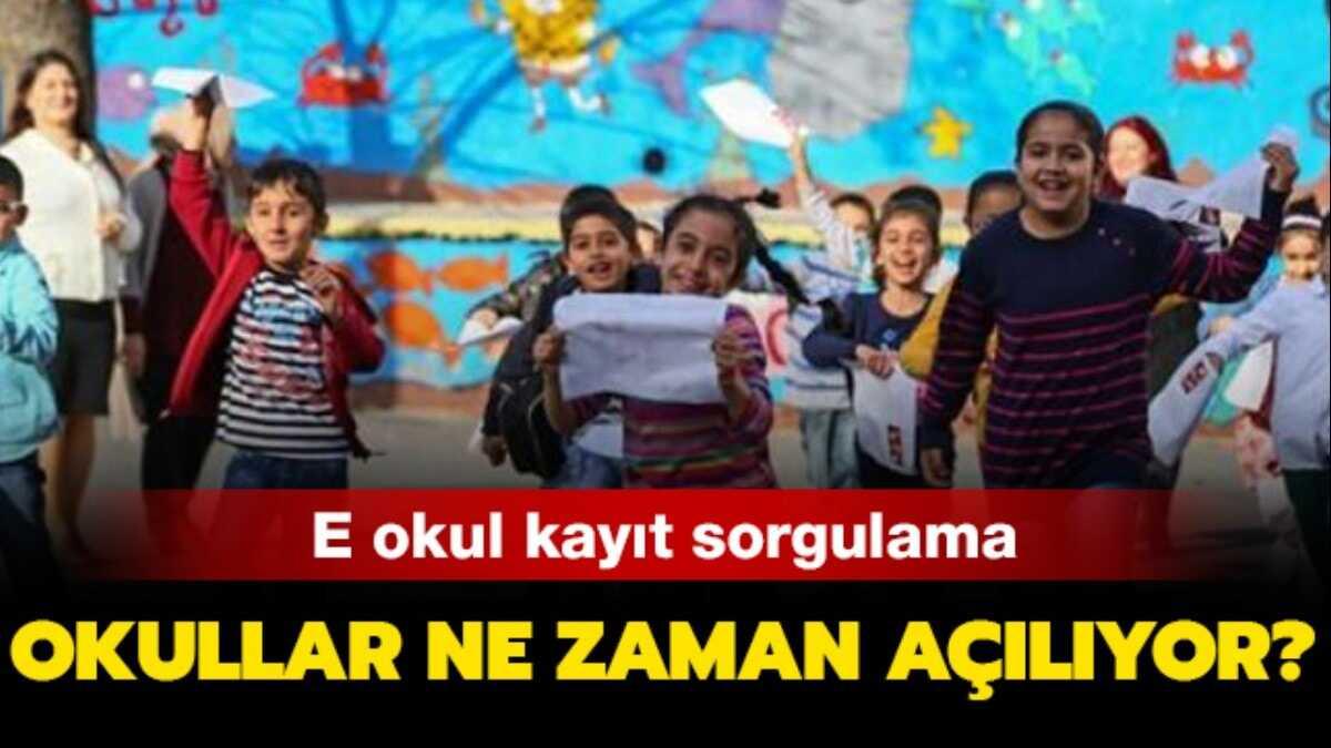 2019 2020 okullar ne zaman alacak" 