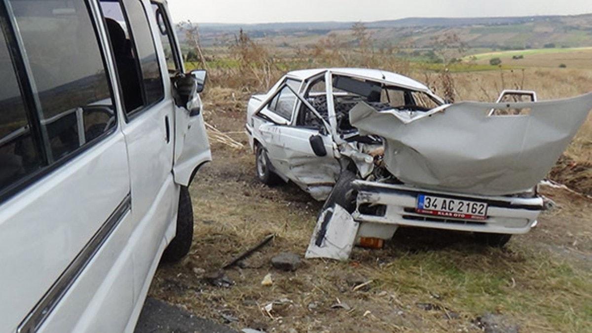 Silivri'de feci kaza! Kafa kafaya arptlar