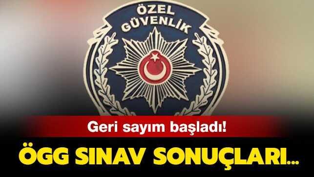 ÖGG sınav sonuçları için geri sayım!