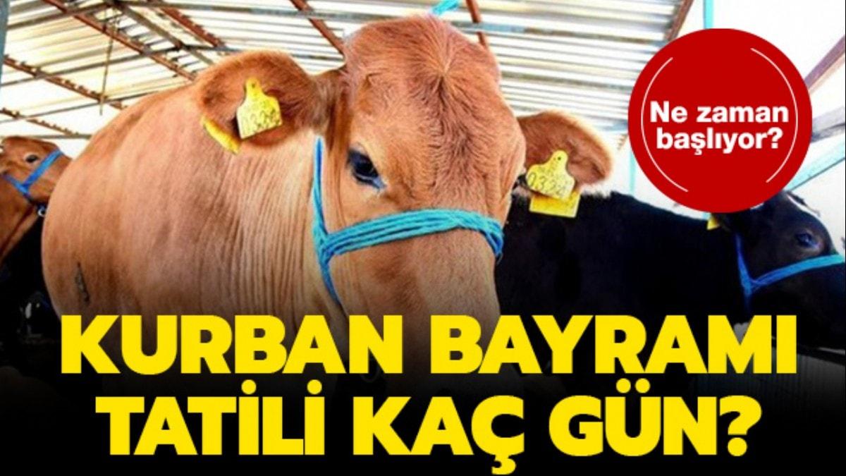 Kurban Bayram tatili ka gn"  