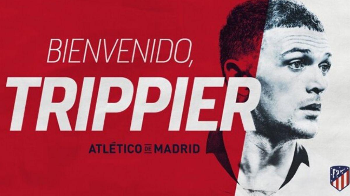 Atletico Madrid, Kieran Trippier'i renklerine baladn aklad