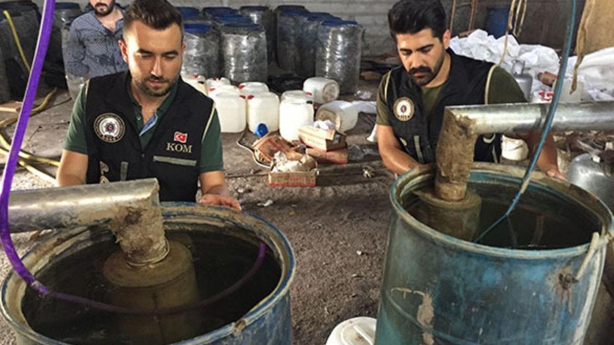 9 kii hayatn kaybetmiti! 5 bin 400 litre ele geirildi