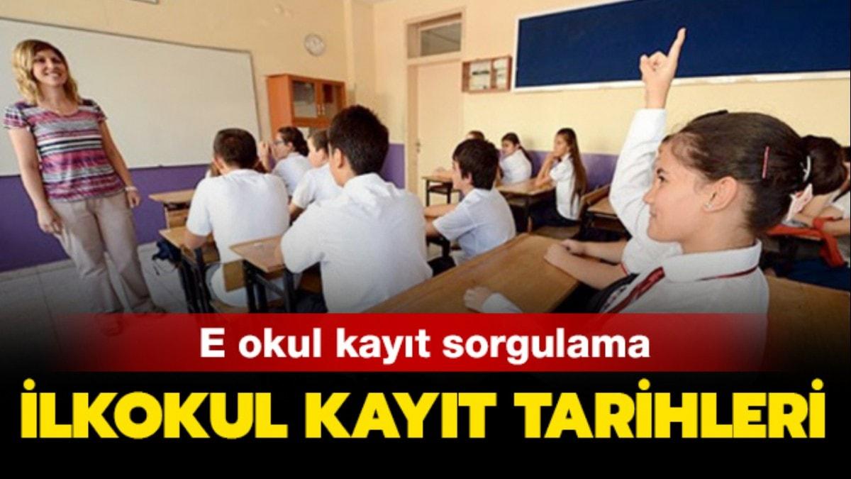 E okul kayt sorgulama nasl yaplr" lkokul kaytlar ne zaman balyor" 