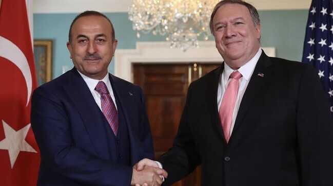 Dışişleri Bakanı Çavuşoğlu ve ABD'li mevkidaşı Pompeo görüştü