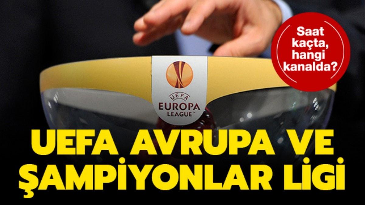 UEFA Avrupa Ligi ve ampiyonlar Ligi kura ekimi yapld!  te UEFA kupas elemeleri..