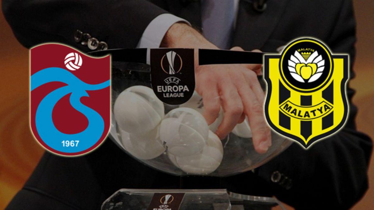 Trabzonspor ve Yeni Malatyaspor'un UEFA Avrupa Ligi'ndeki rakipleri belli oldu
