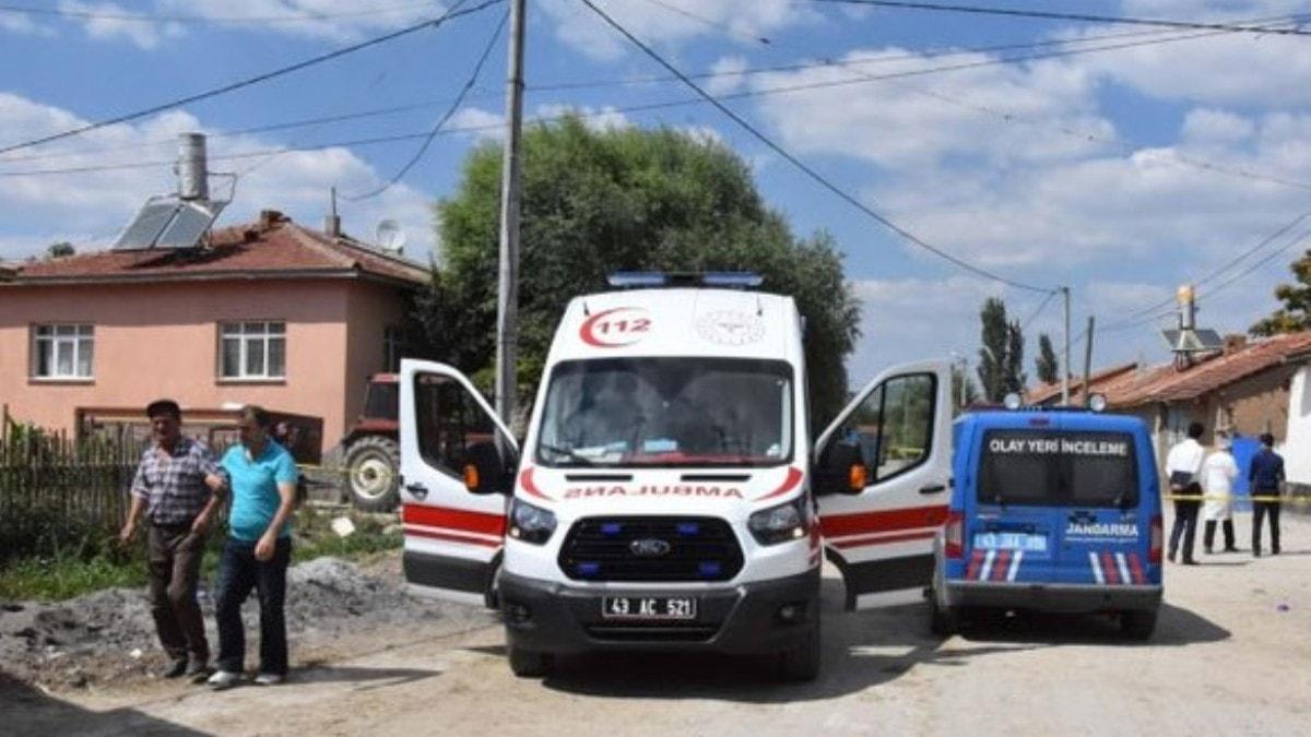 Ktahya'da tarla paylam cinayeti: 2 l, 1 yaral