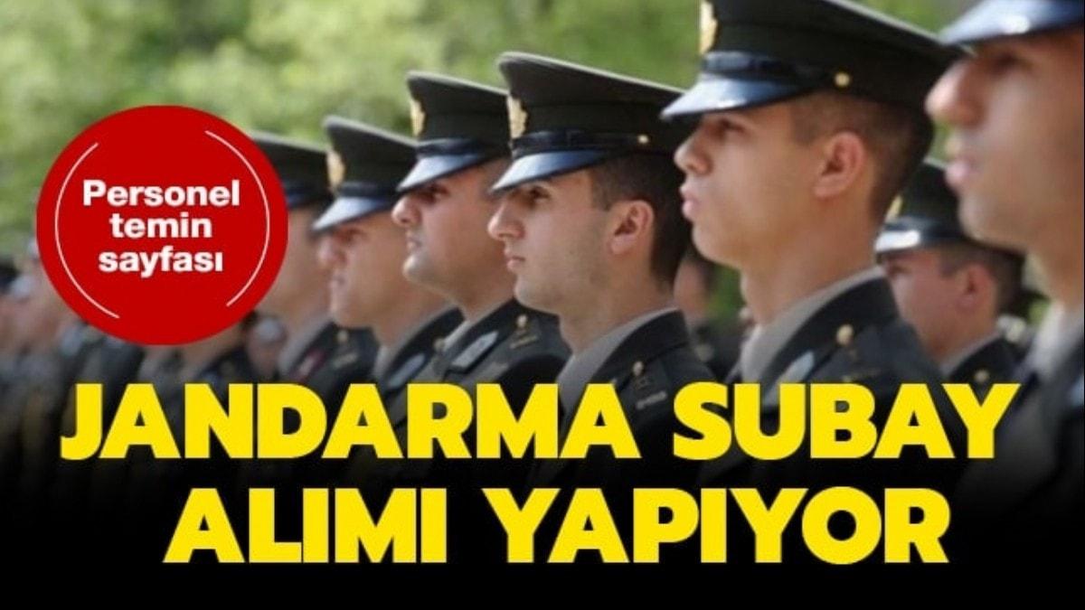 Jandarma subay alm 2019 bavuru artlar nedir" 