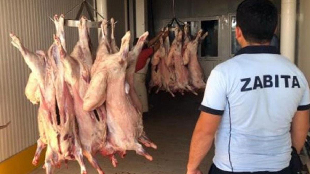 Mersin'de 406 kilo kaak et ele geirildi