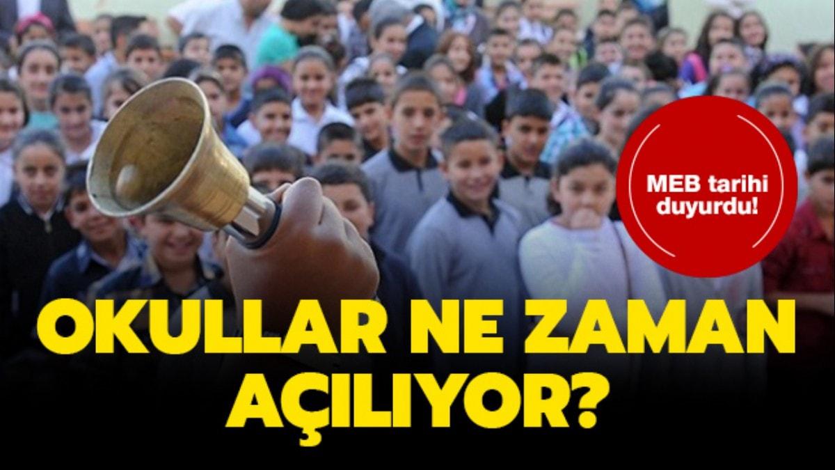 Okullar ne zaman alyor"  