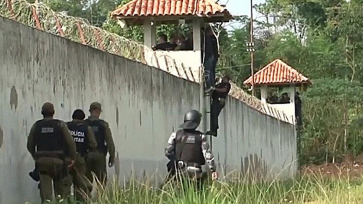 eteler savat! Brezilya'da cezaevinde isyan kt