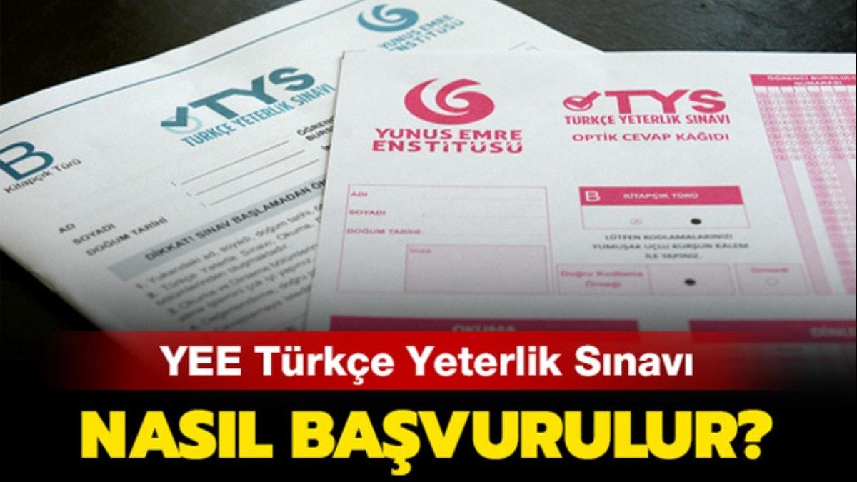 Yunus Emre Enstits TYS : YEE Trke Yeterlik Snav bavurusu nasl yaplr" 