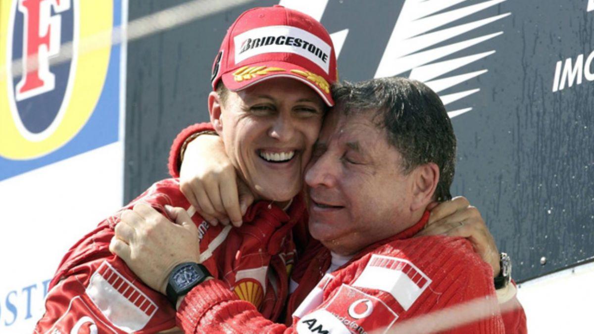 Jean Todt'tan Michael Schumacher mjdesi: yi bir iyileme sreci geiriyor