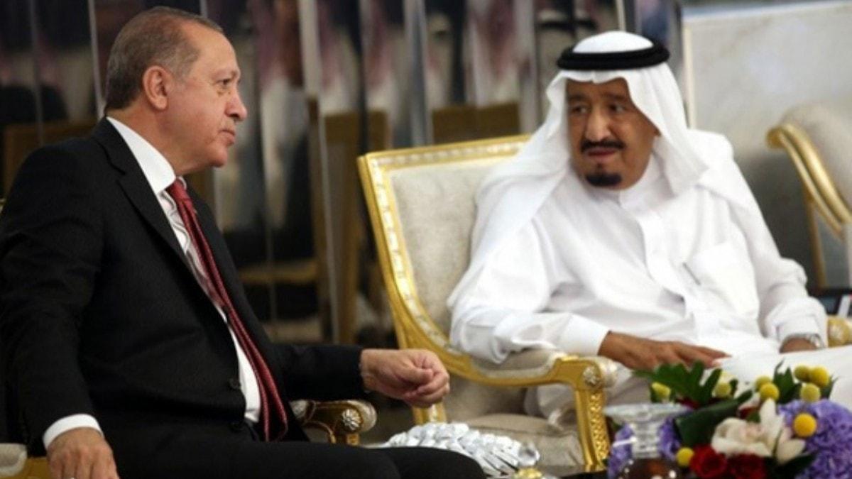 Bakan Erdoan, Suudi Arabistan Kral Selman bin Abdlaziz ile telefonda grt.