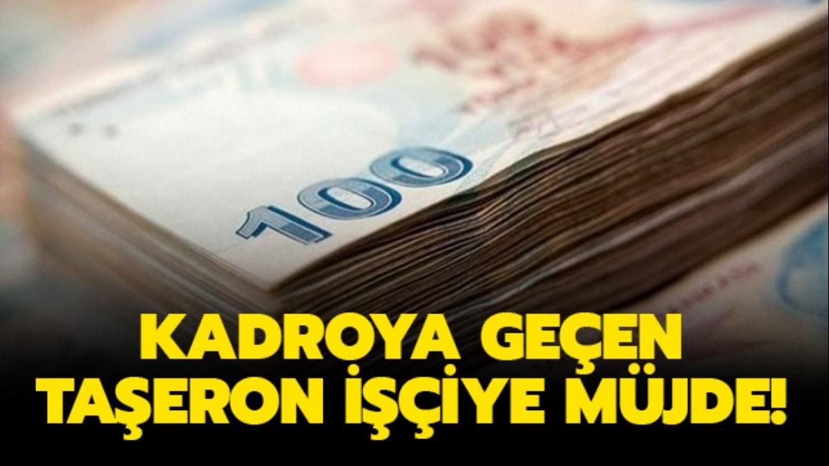 Kadroya geen taeron iiye tediye mjdesi