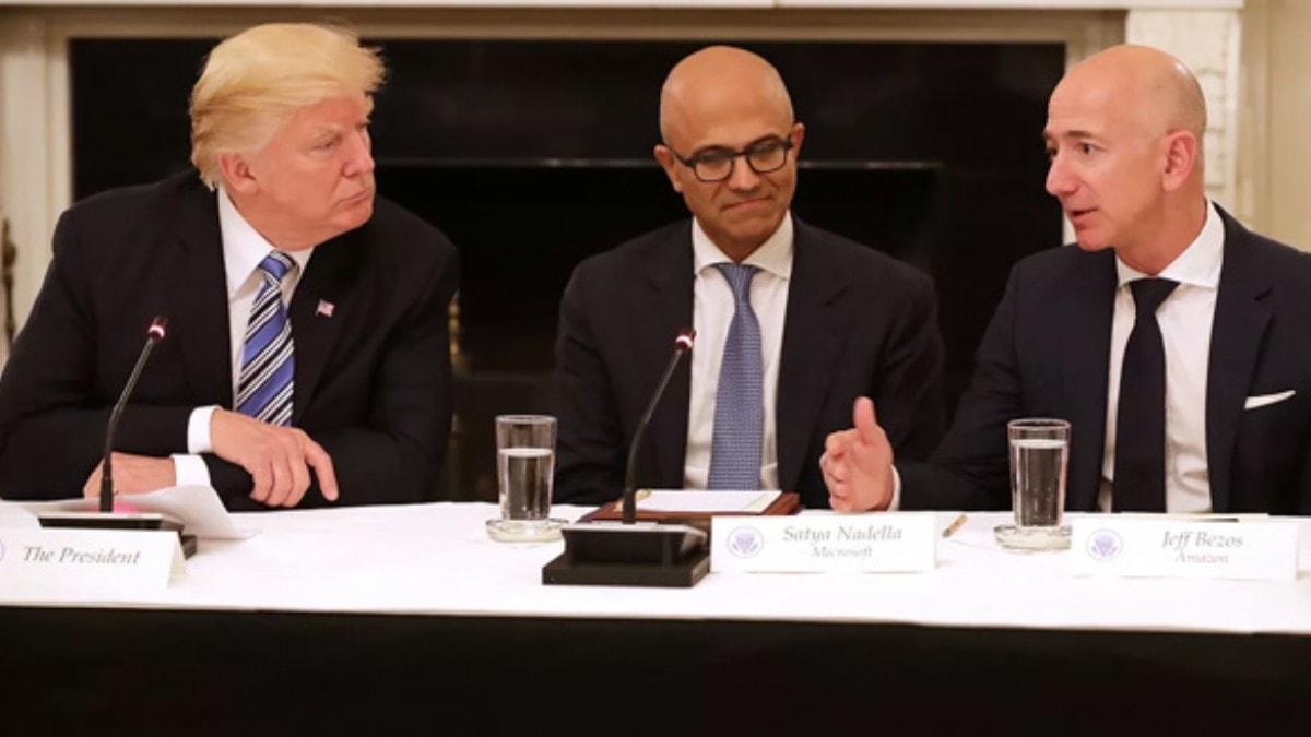 Trump Amazon'un kazanmasn istemedi! 10 milyar dolarlk ihaleyi askya ald