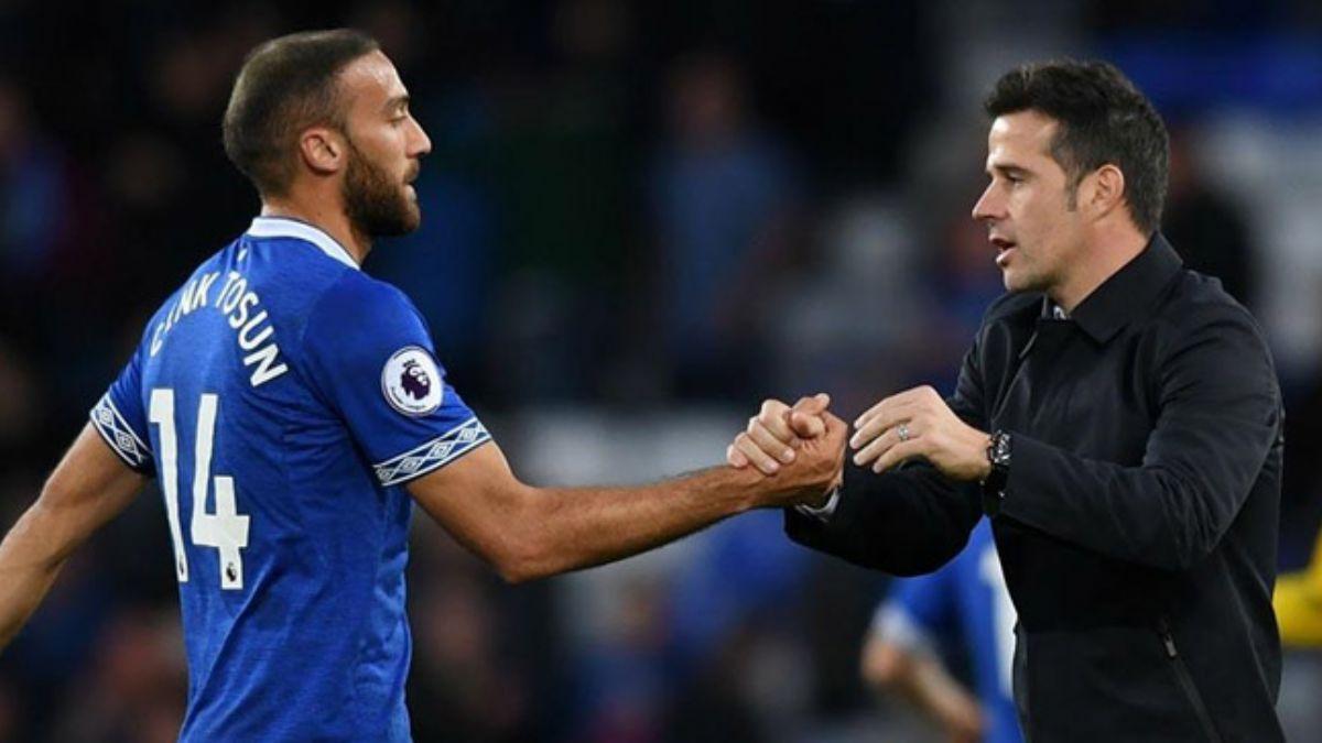 Everton teknik direktr Marco Silva'dan Cenk Tosun'a mesaj