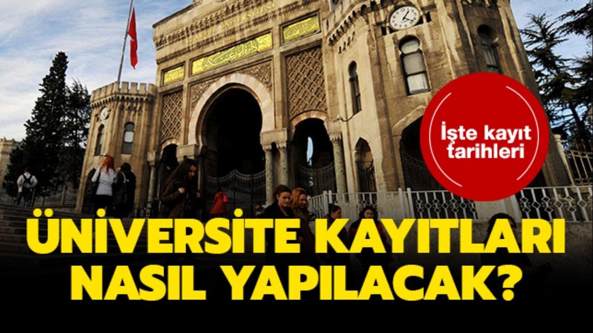 niversite kayt tarihleri akland!