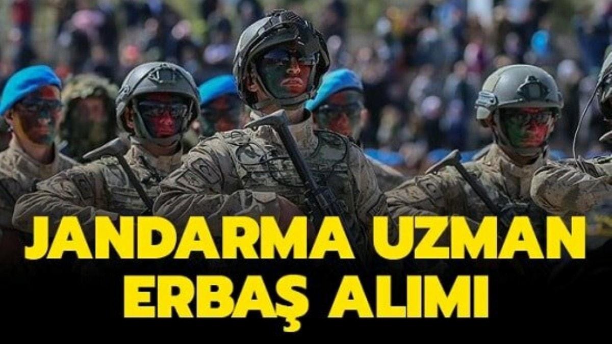 Jandarma uzman erba alm bavuru artlar neler" 