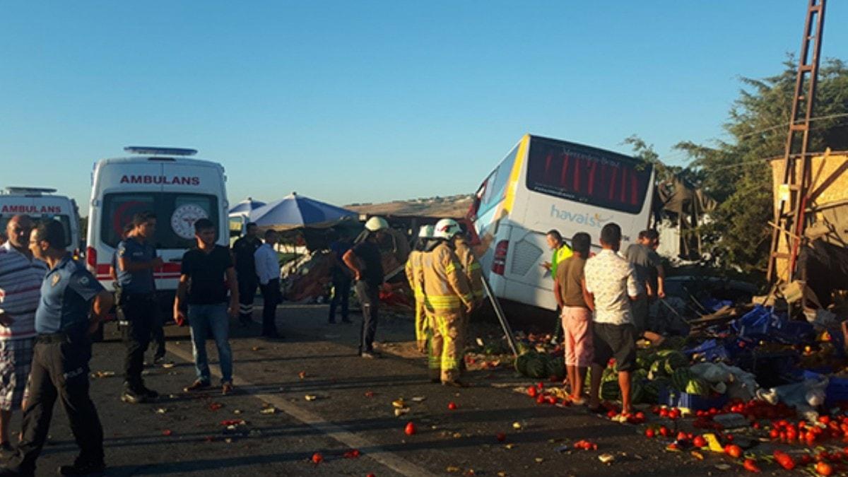 Havaliman yolunda trafik kazas