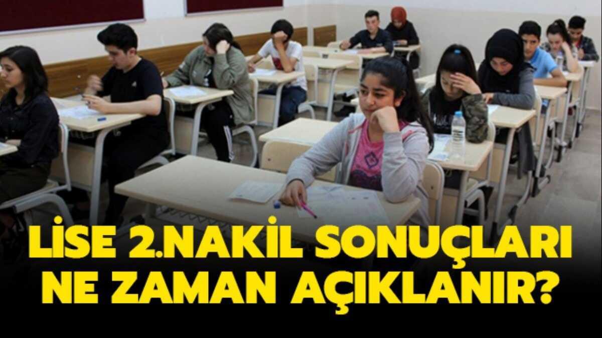Lise ikinci nakil sonular akland! te LGS 3. tercih sonular sorgulama sayfas..