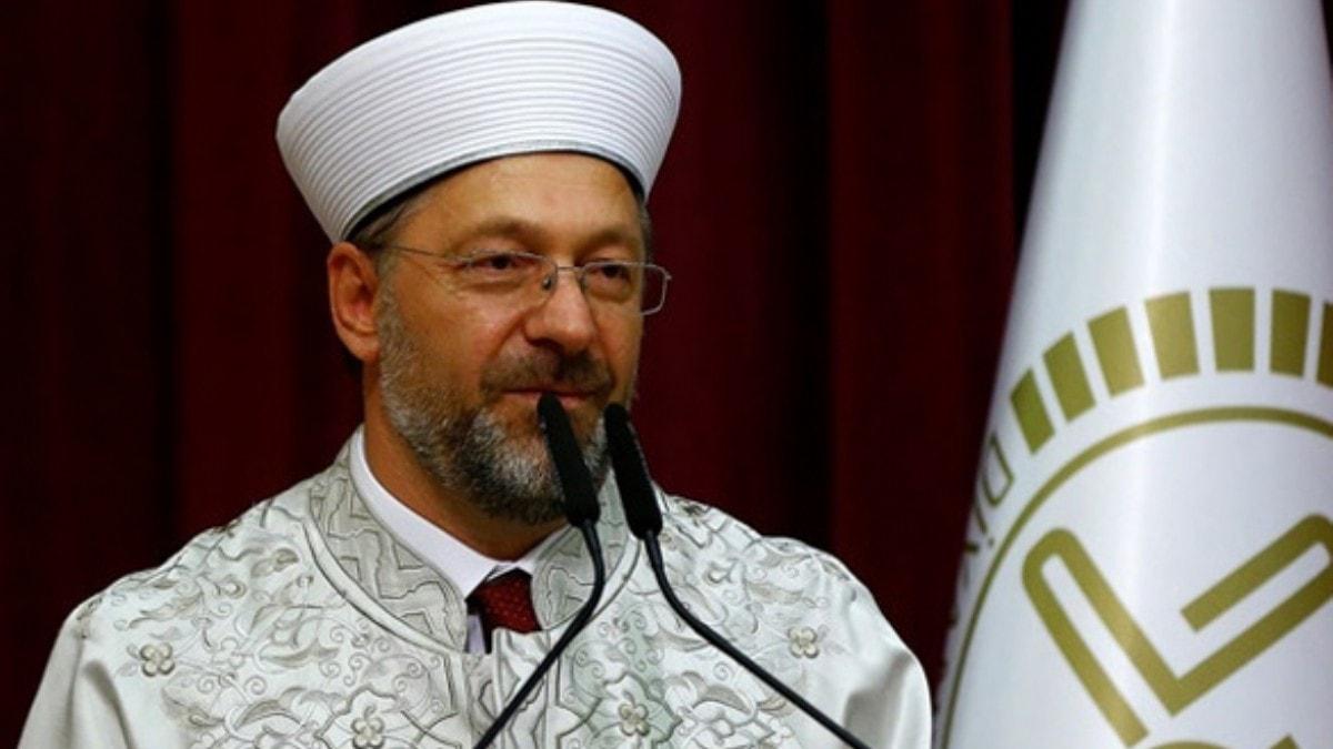 Diyanet leri Bakan Ali Erba'tan Kurban Bayram mesaj  