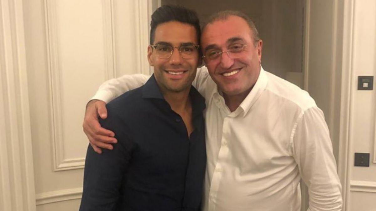 Abdurrahim Albayrak ile Radamel Falcao'nun fotoraf sosyal medyay sallad