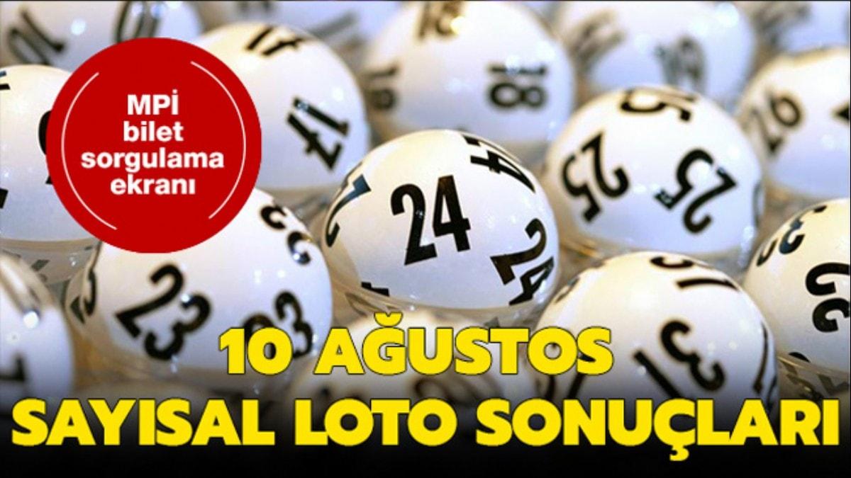 10 Austos Saysal Loto sonular