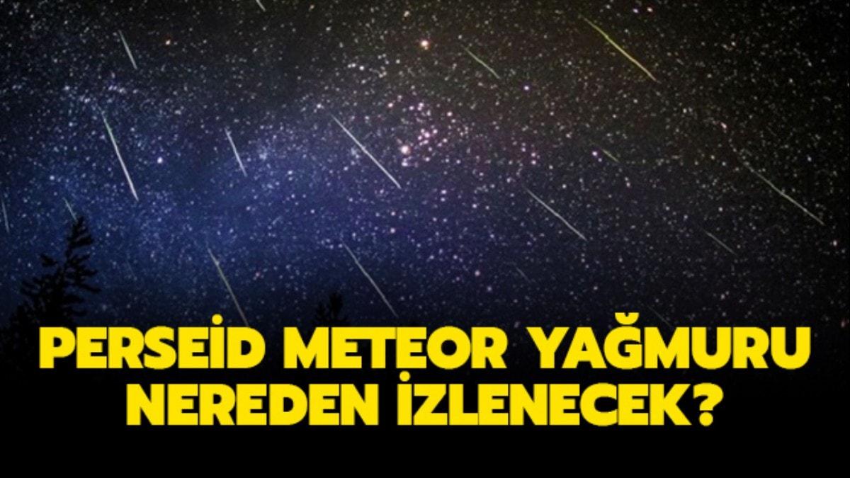 Perseid meteor yamuru 2019 ne zaman, saat kata" Perseid meteor yamuru nereden izlenecek" 