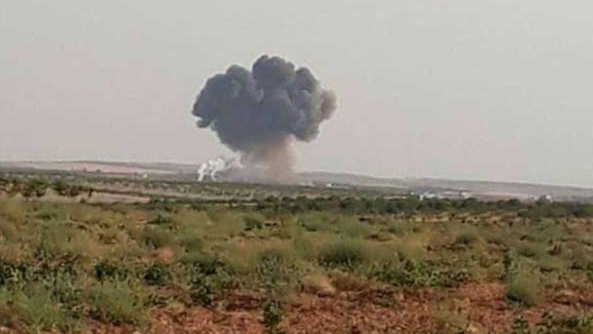Suriyeli muhalifler Esed rejimine ait Rus Su-22 sava uan drd