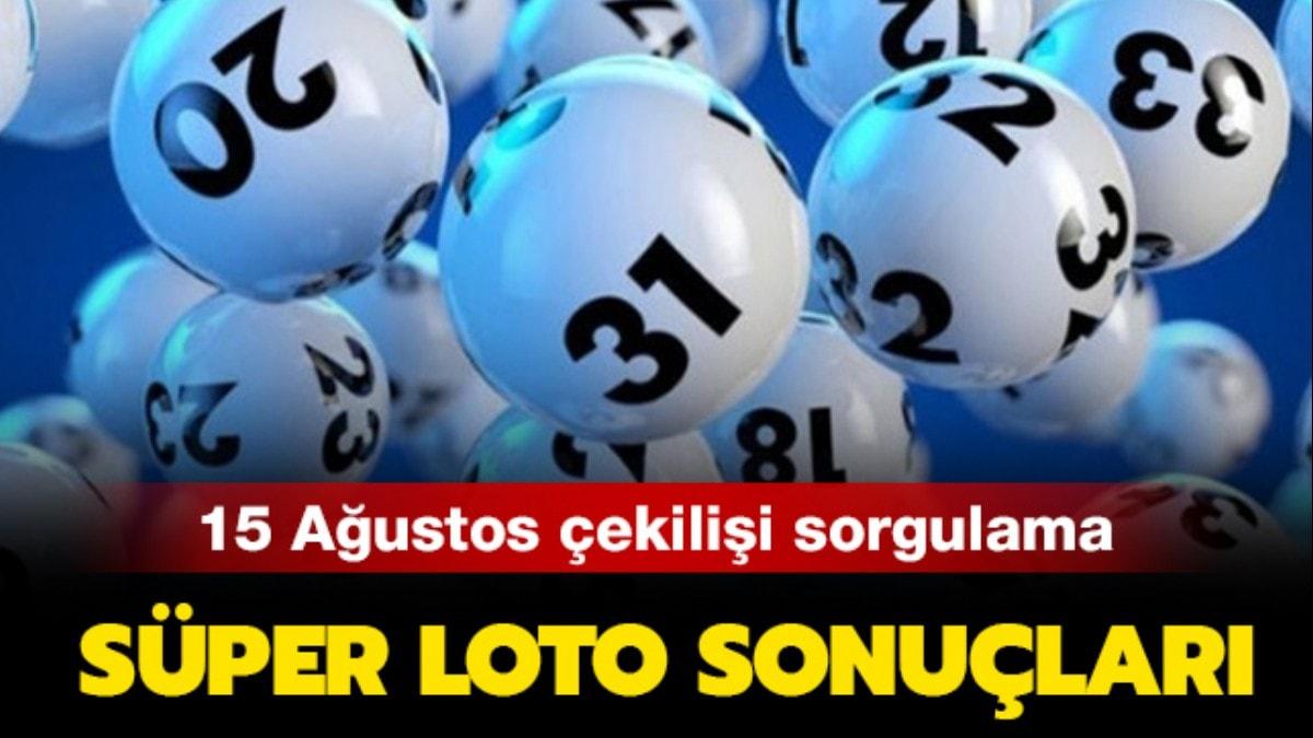 15 Austos Sper Loto sonular