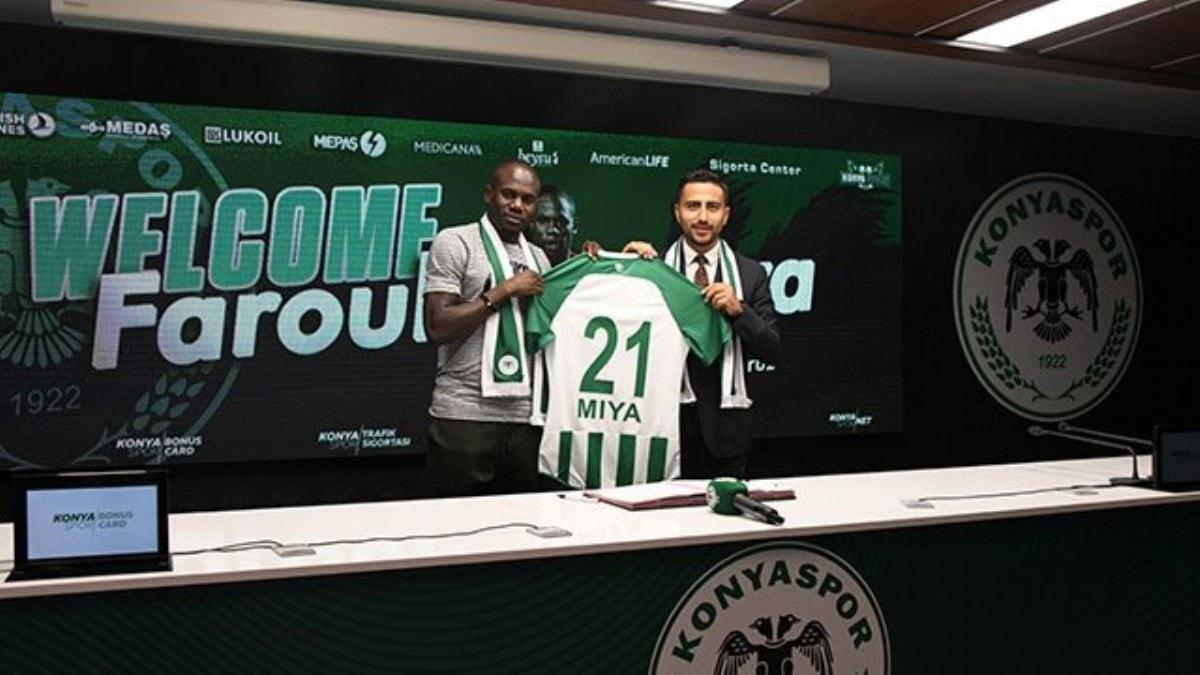 Konyaspor, Farouk Miya ile 3 yllk szleme imzalad