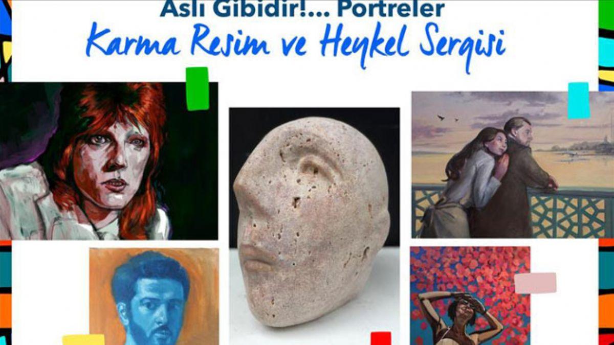 stMarina Sanat'ta karma resim ve heykel sergisi alyor