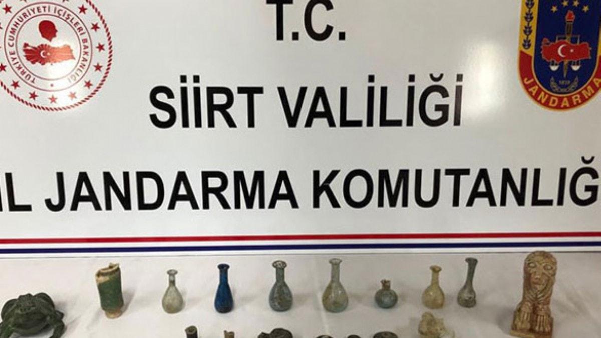 Siirt'te tarihi eser operasyonu