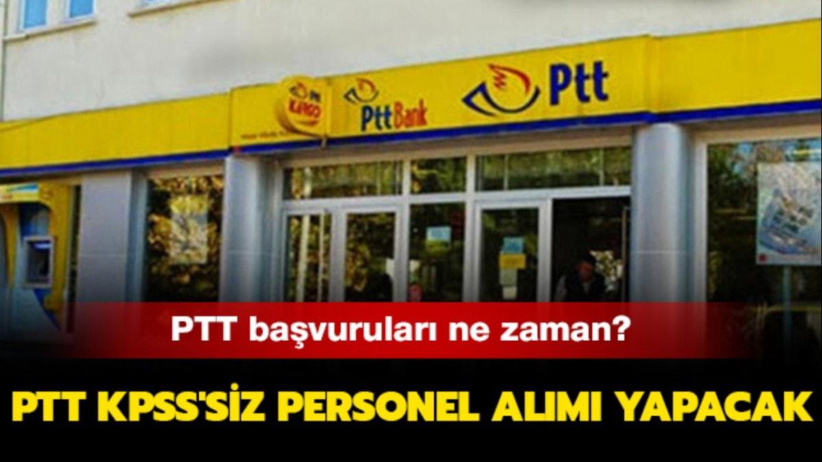 PTT personel alm artlar nedir" 