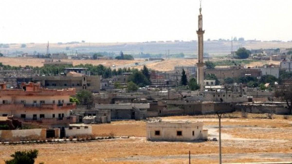Hayalet ile Tel Abyad'daki terr mevzileri grntlendi