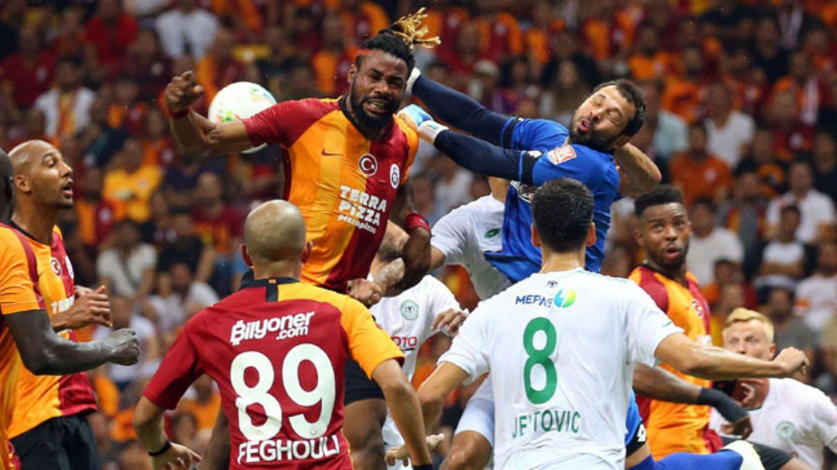 Galatasaray-Konyaspor karlamasnda penalt tartmas